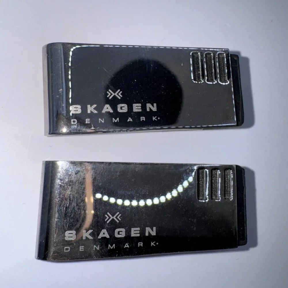 Skagen Denmark Money Clip Lot Of 2